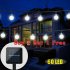 Solar String Lights 60 LED 36FT 8 Modes Waterproof Colorful Solar Globe String Lights For Outdoor Garden Yard Wedding Party Decoration warm light