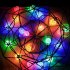 Solar String Lights 60 LED 36FT 8 Modes Waterproof Colorful Solar Globe String Lights For Outdoor Garden Yard Wedding Party Decoration warm light