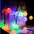 Solar String Lights 60 LED 36FT 8 Modes Waterproof Colorful Solar Globe String Lights For Outdoor Garden Yard Wedding Party Decoration warm light