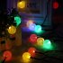 Solar String Lights  Waterproof outdoor Globe Lights 8Modes Fairy Orb Crystal Ball Lighting for Christmas  Garden  Patio  Wedding 20ft 8 Modes 4 Multi color for