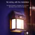 Solar Wall Lantern Waterproof Exterior Lighting With Motion Sensor Waterproof Exterior Lighting Wireless Dusk To Dawn Porch Lights For Entryway Garden Dk888  12