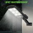 Solar Wall Light Built In Pir Motion Sensor 3 Modes 120led Super Bright Lamp With Remote Control