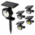 Solar Wall Light Motion Sensor Outdoor Waterproof 3 Modes Solar Powered Landscape Lighting For Garden Yard Pathway Patio 26LED