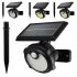 Solar Wall Light Motion Sensor Outdoor Waterproof 3 Modes Solar Powered Landscape Lighting For Garden Yard Pathway Patio 26LED