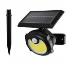 Solar Wall Light Motion Sensor Outdoor Waterproof 3 Modes Solar Powered Landscape Lighting For Garden Yard Pathway Patio 56COB