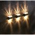 Solar Wall Light Outdoor Waterproof Up Down Luminous Lighting Garden Decorative Solar Lamps Stairs Fence Night Light white light