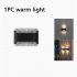 Solar Wall Light Outdoor Waterproof Up Down Luminous Lighting Garden Decorative Solar Lamps Stairs Fence Night Light white light
