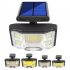 Solar Wall Light With Remote Control 192LED 192COB Motion Sensor Outdoor Waterproof Split Solar Flood Lights For Garden Patio Yard Garage 96COB integrated