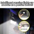 Solar Wall Light With Remote Control 192LED 192COB Motion Sensor Outdoor Waterproof Split Solar Flood Lights For Garden Patio Yard Garage 96COB integrated