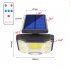 Solar Wall Light With Remote Control 192LED 192COB Motion Sensor Outdoor Waterproof Split Solar Flood Lights For Garden Patio Yard Garage 96COB integrated