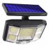 Solar Wall Light With Remote Control 192LED 192COB Motion Sensor Outdoor Waterproof Split Solar Flood Lights For Garden Patio Yard Garage 96COB integrated