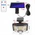 Solar Wall Light With Remote Control 192LED 192COB Motion Sensor Outdoor Waterproof Split Solar Flood Lights For Garden Patio Yard Garage 96LED split type