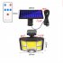 Solar Wall Light With Remote Control 192LED 192COB Motion Sensor Outdoor Waterproof Split Solar Flood Lights For Garden Patio Yard Garage 96COB split type