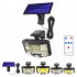 Solar Wall Light With Remote Control 192LED 192COB Motion Sensor Outdoor Waterproof Split Solar Flood Lights For Garden Patio Yard Garage 96COB split type