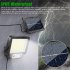 Solar Wall Lights 117COB Outdoor Solar Powered IP65 Waterproof 3 Modes Wall Lamp For Garden Porch Patio Yard JX F117