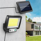 Solar Wall Lights 117COB Outdoor Solar Powered IP65 Waterproof 3 Modes Wall Lamp For Garden Porch Patio Yard JX-F117