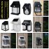 Solar Wall Lights Outdoor Waterproof Led Tungsten Filament Bulb Human Induction 3 Modes Fence Lights For Patio Yard Garden Regular black