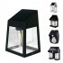Solar Wall Lights Outdoor Waterproof Led Tungsten Filament Bulb Human Induction 3 Modes Fence Lights For Patio Yard Garden Regular black