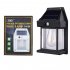 Solar Wall Lights Outdoor Waterproof Led Tungsten Filament Bulb Human Induction 3 Modes Fence Lights For Patio Yard Garden Regular black