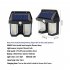 Solar Wall Lights Outdoor Waterproof Led Tungsten Filament Bulb Human Induction 3 Modes Fence Lights For Patio Yard Garden Regular black