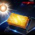 Solar Wall Lights Outdoor Solar Lights With 1000 Lumens Large Capacity Rechargeable Batteries IP65 Waterproof Security Light For Porch Garden Yard Split model 3