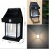 Solar Wall Lights Outdoor Waterproof Led Tungsten Filament Bulb Human Induction 3 Modes Fence Lights For Patio Yard Garden