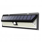 Solar Wall Lights With Remote Control 280 Degree Wide Angle IPX6 Waterproof 3 Lighting Modes Motion Sensor Spotlights