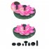 Solar Water Fountain With Lotus Leaf Solar With 6 Different Nozzles Solar Powered Bird Bath Floating Fountain Panel Solar Water Fountain For Fish Tank Pink