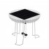Solar Water Wiggler For Bird Bath Water Wiggler Bubbler With Solar Top Board Water Wiggler Durable Bird Bath Water Mixer Agitator For Garden Pond Decoration Whi