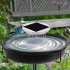 Solar Water Wiggler For Bird Bath Water Wiggler Bubbler With Solar Top Board Water Wiggler Durable Bird Bath Water Mixer Agitator For Garden Pond Decoration Whi