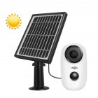 Solar Wireless Camera Outdoor Waterproof Security Camera Rechargeable Batteries 1 million Pixels  white