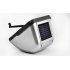 Solar and dynamo powered PIR outdoor light is a great security feature to any outside property 