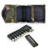 Solar battery charger for all your electronic devices such as your laptop and cellphone  Perfect for outdoor activities such as camping  hiking and fishing