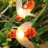 Solar powered Light Sensor Bee String Lights with Warm Light Garden Flowerpot Home Party Decoration