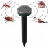Solar powered Ultrasonic Mice Dispeller Mosquito Cockroach Field Mouse Pest Repeller  Photo Color