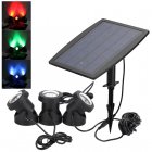 Solar powered outdoor LED light with Red Green Blue LEDs bring great atmospheric lighting to enhance your outdoor spaces while looking after the environment