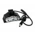 SolarStorm 3 T6 LED Front Bicycle Light Set With Battry Black