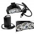 SolarStorm 3 T6 LED Front Bicycle Light Set With Battry Black