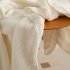 Solid Color Knitted Blanket Lightweight Comfortable Breathable Machine Washable Super Soft Throw Blanket lemon yellow 80 x 100CM