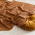 Solid Color Knitted Blanket Lightweight Comfortable Breathable Machine Washable Super Soft Throw Blanket lemon yellow 80 x 100CM