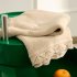 Solid Color Knitted Blanket Lightweight Comfortable Breathable Machine Washable Super Soft Throw Blanket lemon yellow 80 x 100CM