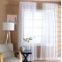Solid Color Shading Tulle Curtain for Living Room Home Window Decoration Lake Blue Wear rod 140 wide X241cm high  55X95