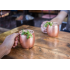 Solid Copper Moscow Mule Mugs  18 Ounce Unlined Mug  Drinking Cup Perfect for Cocktails Iced tea and Beer