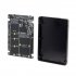 Solid State Drive SSD M 2 B key and MSATA 2 in 1 to SATA 3 0 Riser Card black