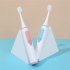 Sonic Electric Toothbrush Ipx 7 Waterproof 3 Brush Heads Soft Bristles Whitening Toothbrush Oral Care Grey