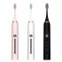 Sonic Electric Toothbrush Professional 6 speed Universal Waterproof Usb Rechargeable Tooth Brush Oral Care Black