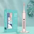 Sonic Electric Toothbrush Professional 6 speed Universal Waterproof Usb Rechargeable Tooth Brush Oral Care White