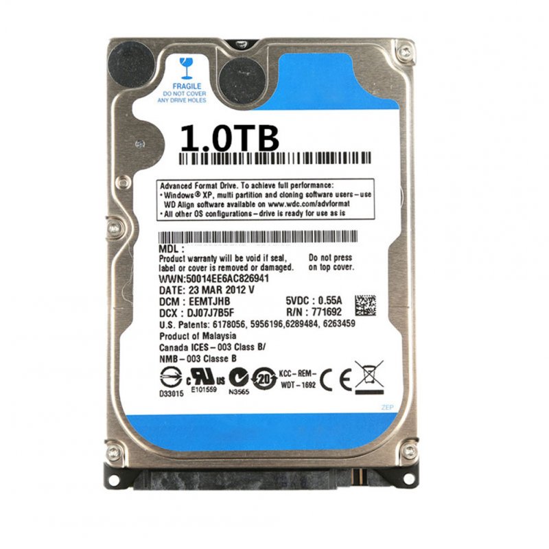 PC Hard Drive HDD 5400rpm Cache SATA 1TB