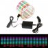 Sound Music Activate Sensor Car Auto Sticker Led Light Equalizer Glow Music Rhythm Light Color 45 11CM