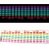 Sound Music Activate Sensor Car Auto Sticker Led Light Equalizer Glow Music Rhythm Light Blue 45 11CM